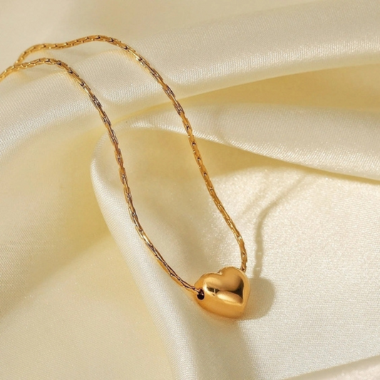 18 KT Gold plated - Mini Heart Necklace