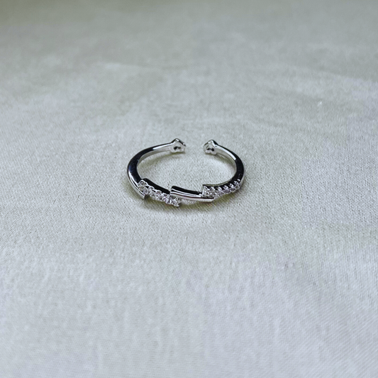 Sleek Solitude Ring