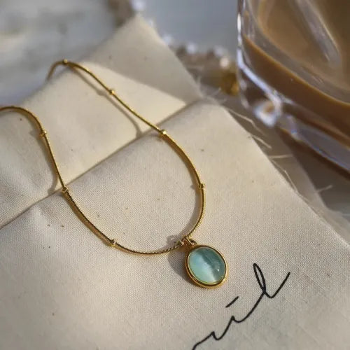 18k gold plated - Ocean Pearl Necklace