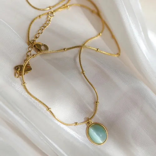 18k gold plated - Ocean Pearl Necklace