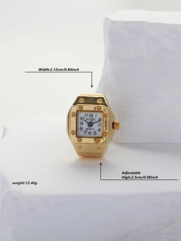 18 KT Gold Plated Watch Ring