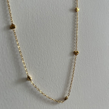 18 KT Gold Plated Love Affair Necklace