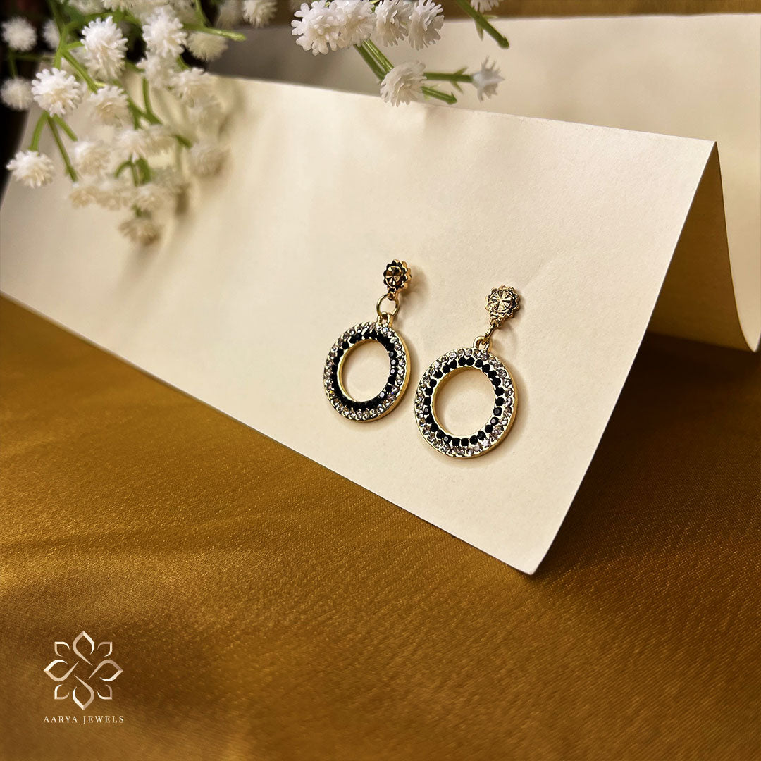 Diamond Hoop Earrings