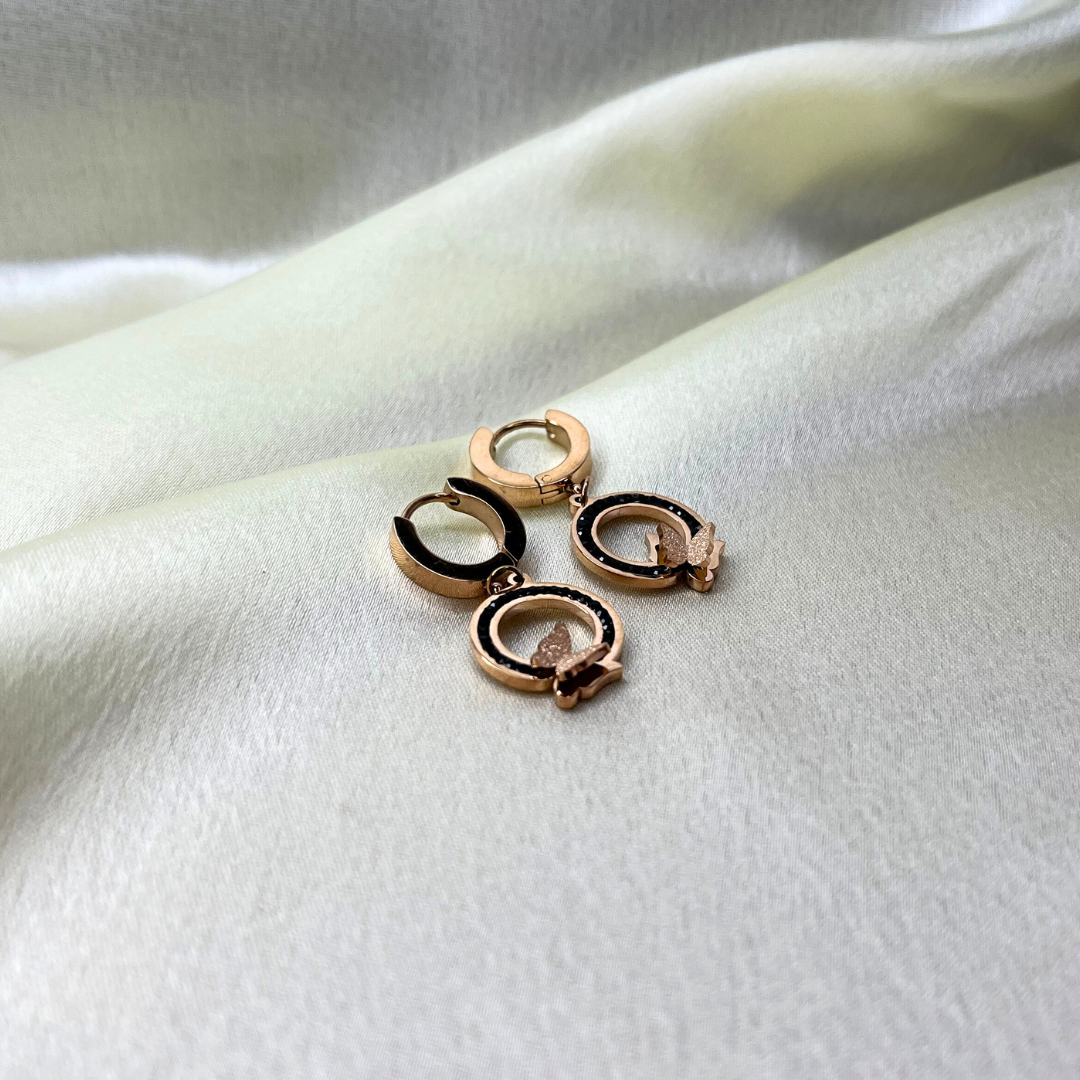 Butterfly Ring Earrings