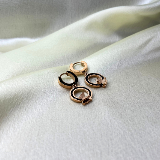 Butterfly Ring Earrings